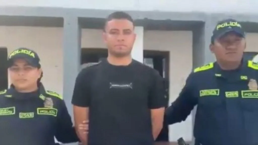 Kevin Masacre capturado por la Policía Nacional.